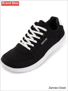 ✨ WHITIN Women's Minimalist Barefoot Shoes Wide Toe Box Zero Drop Lace-Up